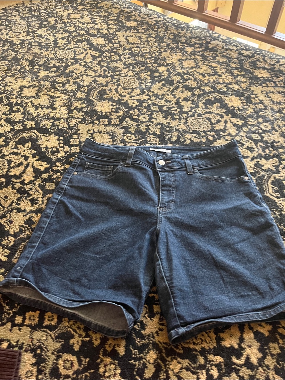 Riders by Lee Dark Blue Denim Bermuda Shorts